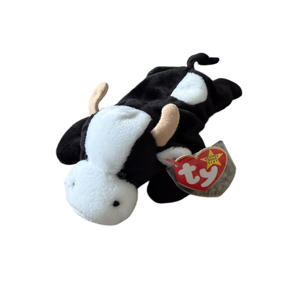 Ty Beanie Babies "Daisy" Cow Retired Plush 1993 Vintage Collectible Farm Cottage